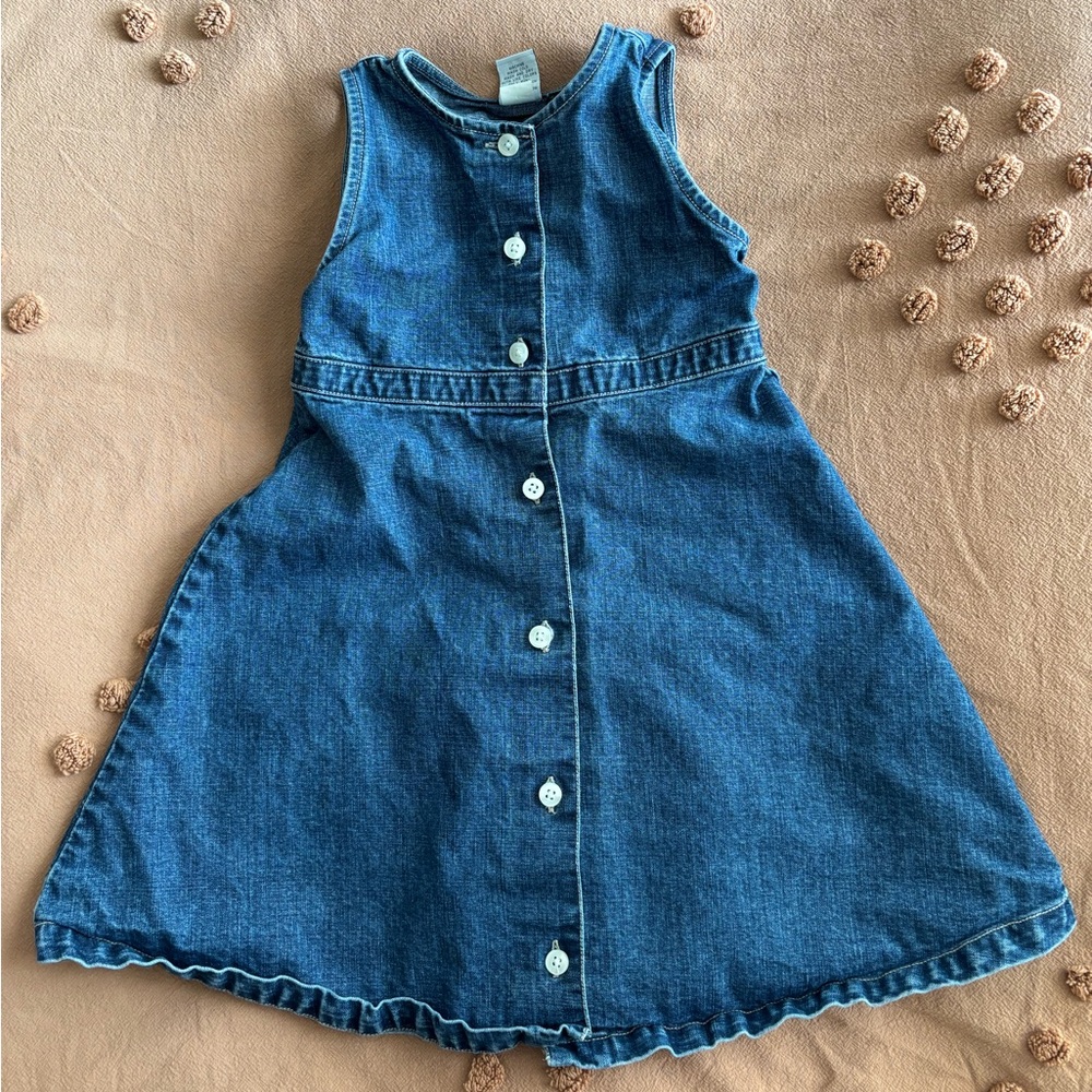 Baby Gap Button-Up Denim Dress